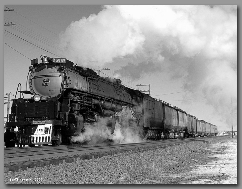 Photo: UP Challenger 3985 in Sidney, NE