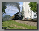 Photo: UP Challenger 3985 enters Lodgepole, NE