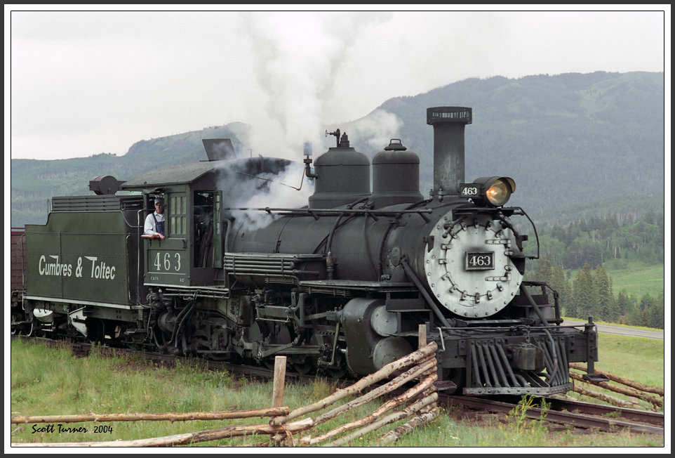 Photo: Cumbres & Toltec #463  at Dalton, NM