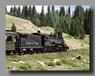 Photo: Cumbres & Toltec Mudhen 463 near Apache crossing