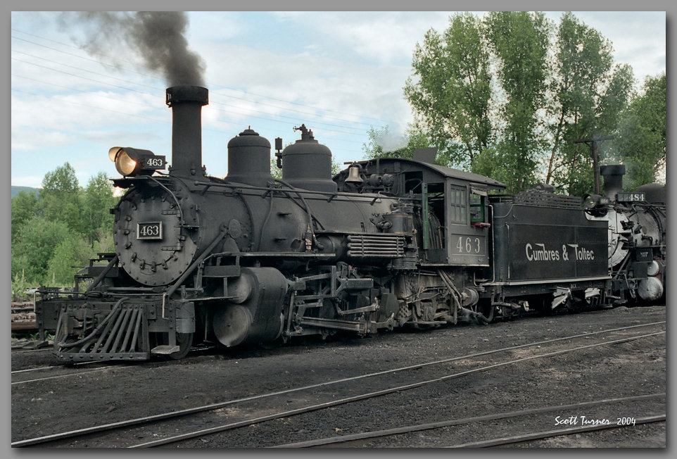 Photo: Cumbres & Toltec #463 in Chama, NM