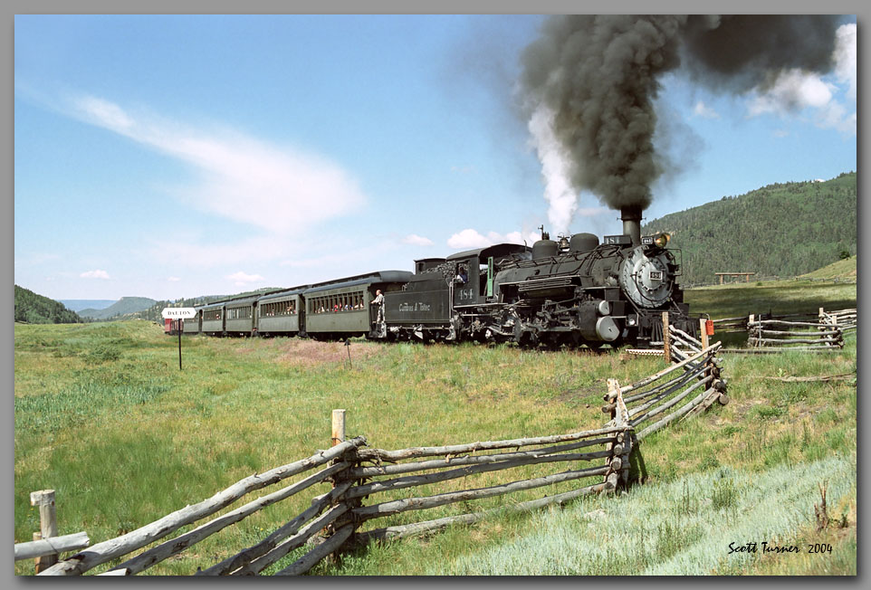Photo: Cumbres & Toltec #484 at Dalton, NM
