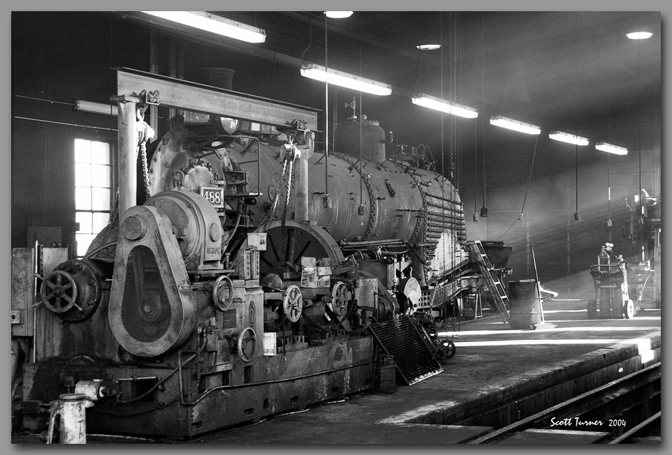 Photo: Cumbres & Toltec shop interior - Chama, NM