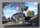 Photo: Cumbres & Toltec 487 at Chama ashpit