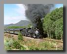 Photo: Cumbres & Toltec 484 enters The Narrows