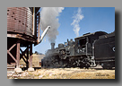 Photo: Cumbres & Toltec 487 at Osier water tank