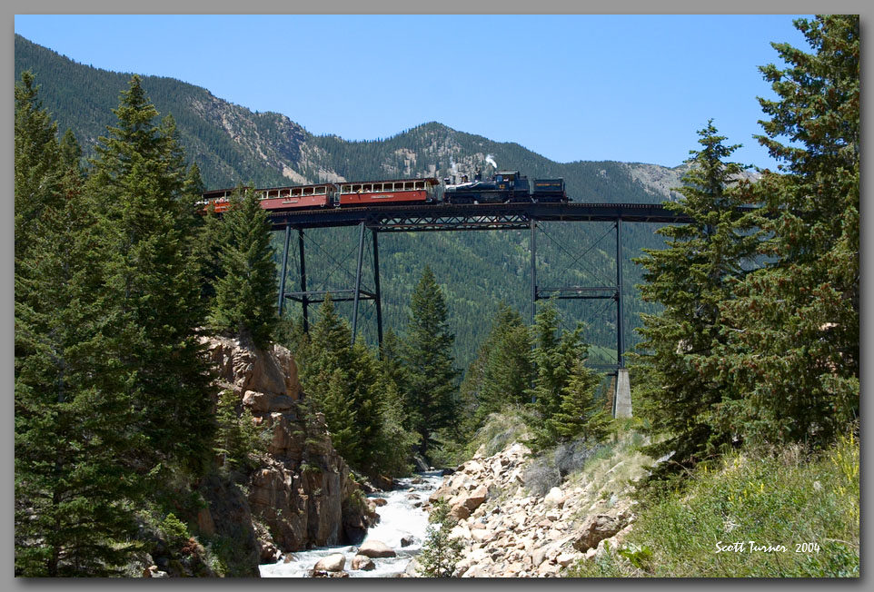 Photo: Shay #12 on the Devil's Gate High Bridge