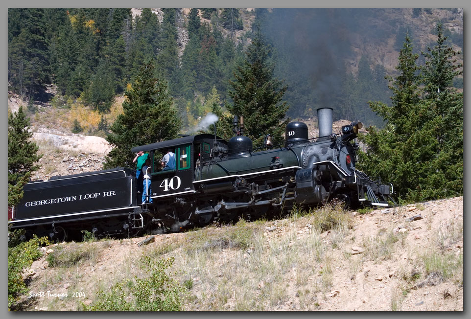 Photo: Consolidation #40 approaches High Bridge