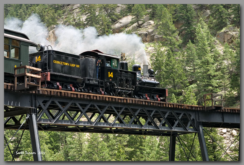 Photo:Shay #14 on the High Bridge