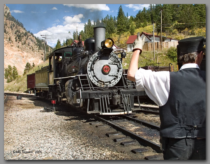 Photo:Georgetown Loop #40 in Silver Plume