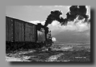 Photo: Nevada Northern 93 with freight, Steptoe Valley, NV