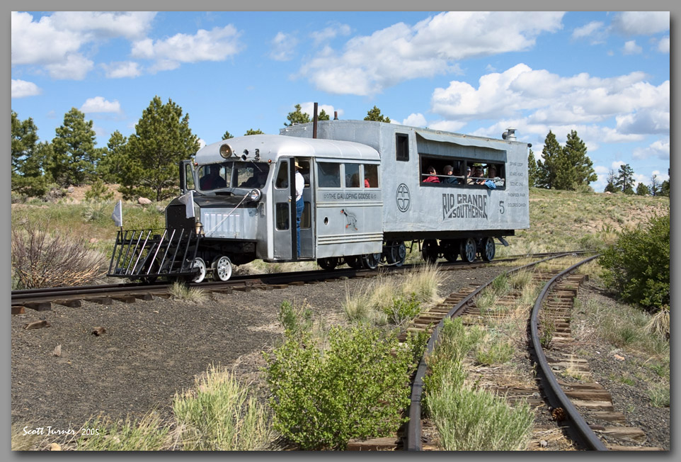Photo: Rio Grande Southern Goose #5 on the Cumbres & Toltec at Bighorn